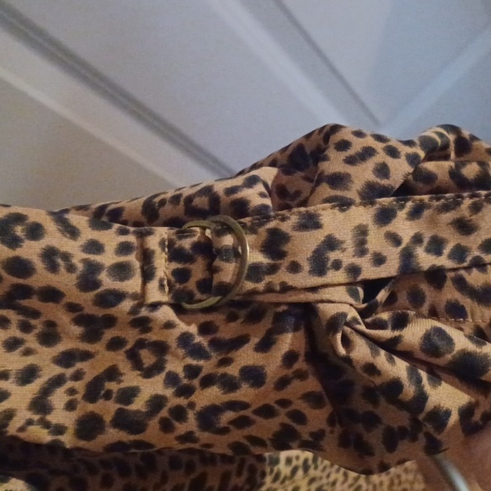 Leopard Print Adjustable Overlay Shacket From Mit… - image 3
